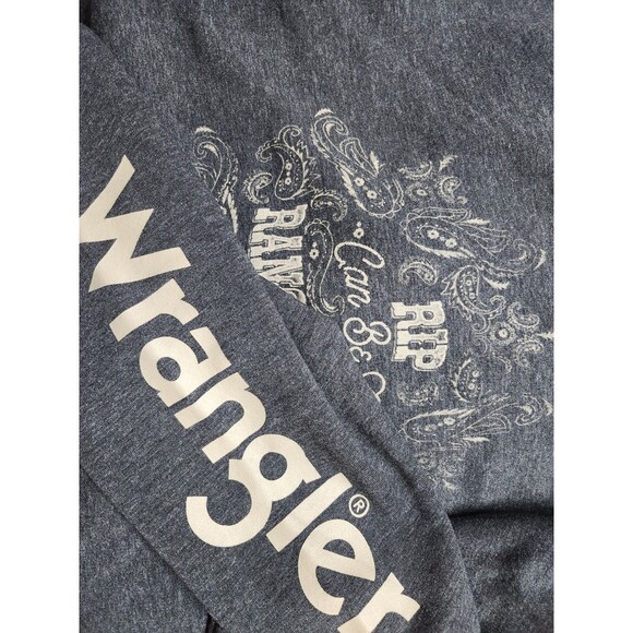 Yellowstone by Wrangler Ladies Dutton Ranch Cropped Sweatshirt Size Small - Picture 8 of 9